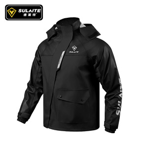 ชุดเสื้อกันฝนสำหรับขี่มอเตอร์ไซค์ซูลไลท์แบบกันน้ำสองชิ้นสำหรับผู้ชายผู้ใหญ่ - Product Image 5
