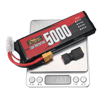 Batterie Lipo OEM puissante 2S 7.4V, batterie lithium RC 2S 5000mAh 7000mAh, décharge 100C pour véhicule RC et drone