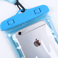 Housse de Téléphone Étanche, Sac Étui Sec Sous-Marin pour Smartphone, Pochette de Rangement Flottante avec Airbag, Protection IPX8 pour Téléphones Android Tactiles