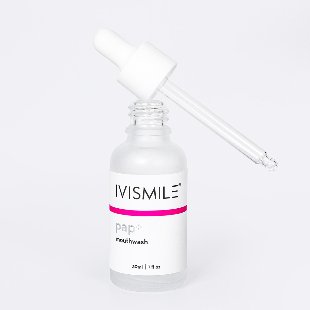 IVISMILE 2021 New PAP Formula Mint Flavor Home Use Rinse Breath Teeth Whitening Mouthwash 30ml