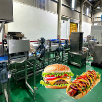 Yoslon Industrial Bagel Hot Dog Hamburger Bun Ligne de production Machine à pain Burger Bun Ligne de production Équipement de cuisson