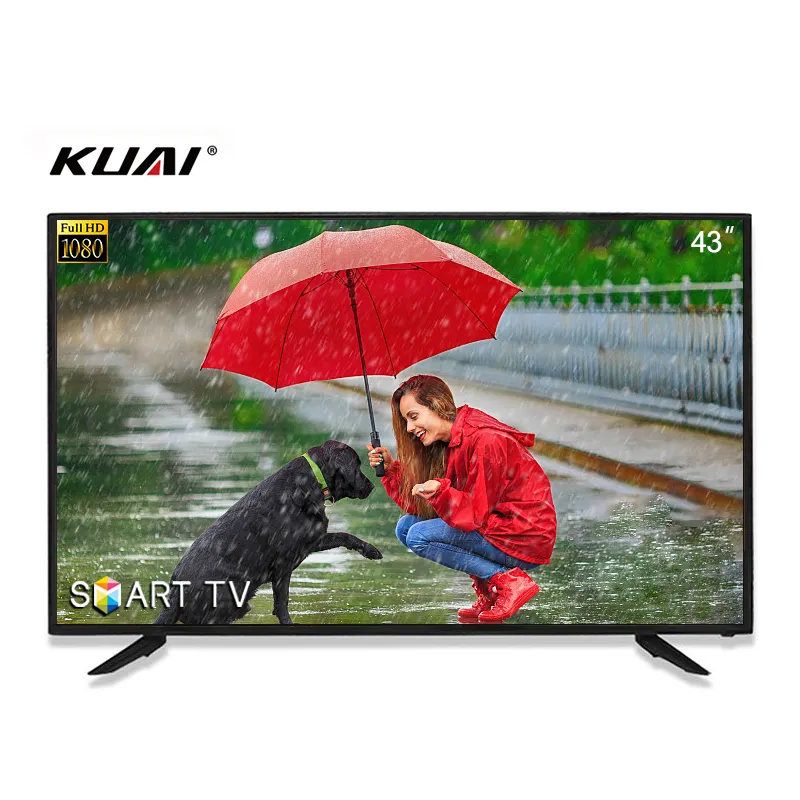 Led Tv 43 55 Inch Full High Definition Televisies Led Smart Tv 2K 4K Smart Televisie Oem Fabriek led Android Vlekkeloze Brow Tv