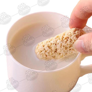 Barra de Avena con Chocolate, Dulce de Avena, Cereal Instantáneo, Snacks Vegetarianos, Barra de Chocolate y Avena Original - Product Image 6