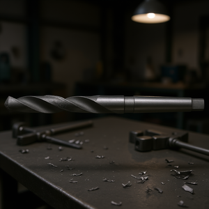 Fervi Tapered Shank Twist <b>Drill</b> <b>Bit</b> 12mm High Speed Steel For Metal Drilling - Product Image 3