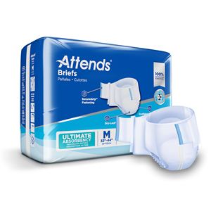Couche moyenne d'absorption ultime de slips ATTENDS pour les produits d'incontinence jetables pour hommes et femmes adultes - Product Image 3