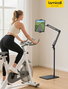 Support de <span class=keywords><strong>tablette</strong></span> réglable en hauteur Lamicall STFT05, bras flexible, support de téléphone portable, <span class=keywords><strong>pour</strong></span> tablettes de 4 à 13 pouces, support mobile <span class=keywords><strong>pour</strong></span> lit, canapé, salle de sport, entraînement - Product Image 5