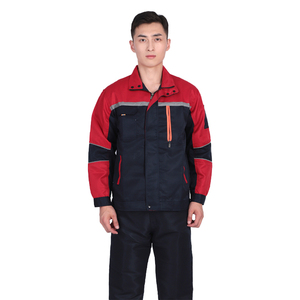 Grosir setelan baju kerja lengan panjang Kustom Pabrik bengkel mekanik pakaian keselamatan kerja setelan seragam kerja - Product Image 2