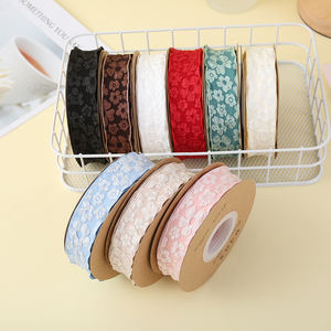 ริบบิ้นลูกไม้ถักปักลายราคาส่งถูกและเชือกสำหรับงานฝีมือ - Product Image 6