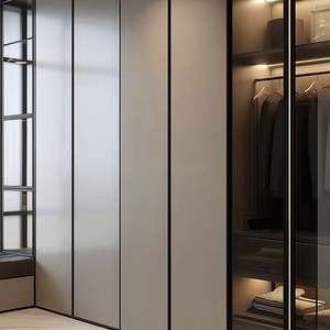 Armario Abierto 2026 para Dormitorio, Vestidor, Armarios de Madera Maciza Personalizados, Diseño Moderno, Ecológico, Ahorro de Espacio para Muebles - Product Image 1