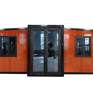 Maisons conteneurs modifiées, blanches, extensibles, durables, petites, noires, ignifuges, pour ferme et camping - Product Image 4