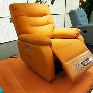 आधुनिक एकल पावर रिक्लियर सोफा गर्म बिक्री चमड़े की इलेक्ट्रिक मैनुअल कुर्सी विस्तार के साथ - Product Image 4
