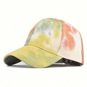 Gorra Deportiva de Algodón con Estampado Tie Dye en Colores Pastel, Cómoda, Estilo Urbano, para Hombre y Mujer - Product Image 3