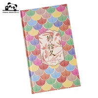 Couverture de menu de restaurant imperméable pour aliments, vin et cocktails, impression personnalisée, logo coloré, sac en carton et cuir, embossé, tailles personnalisées