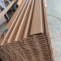 Revêtement extérieur en bois et plastique, revêtement de décoration Composite
