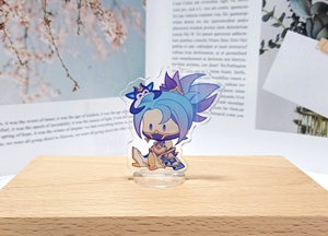 OEM ODM Anime League of Legends Figuras <span class=keywords><strong>de</strong></span> Acrílico Mid Champions Vol 1 Yasuo Akali Leblanc Ahri Zed - Product Image 3