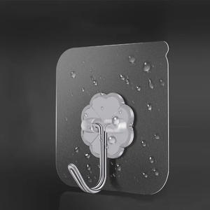 180 độ xoay liền mạch Scratch Hooks Heavy Duty Wall Mount móc tái sử dụng dính tường Hooks - Product Image 5