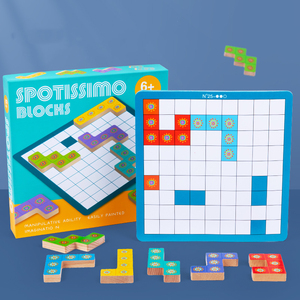 Khối Gỗ Kết Nối Vui Nhộn Trò Chơi Tư Duy Logic Chiến Đấu Lớn Thử Thách Spotissimo - Product Image 3