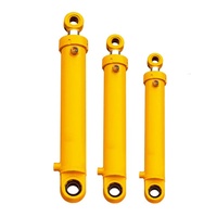 Vérins hydrauliques d'ingénierie à simple ou double effet personnalisables, petits vérins télescopiques à huile pour la vente