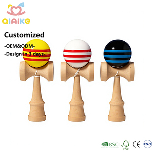 Personnalisation OEM&ODM Vente en gros Kendama Ball <span class=keywords><strong>Jouet</strong></span> japonais USA Kendama Balle en bois Éducatif Coordination œil-main - Product Image 1