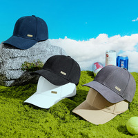 Casquette de baseball ajustable en coton microsable avec logo personnalisé pour sport de plein air 6 panneaux vente en gros pour homme femme