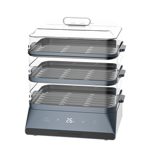 <span class=keywords><strong>Cuiseur</strong></span> <span class=keywords><strong>vapeur</strong></span> électrique portatif multifonctionnel en plastique de 15 pintes de grande capacité <span class=keywords><strong>cuiseur</strong></span> à <span class=keywords><strong>vapeur</strong></span> de légumes de pain numérique - Product Image 1