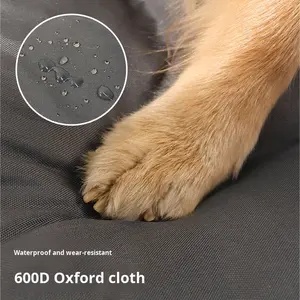 PP Katoen 600D Oxford Stof Waterdicht Urinebestendig Krasbestendig Scheurbestendig Alle Seizoenen Vierkante Hondendekbed - Product Image 2