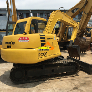 Excavatrice sur chenilles Komatsu PC60-7 d'occasion, 6 tonnes, modèle 2020, certifiée ISO CE, machine de construction pour inspection vidéo, Japon - Product Image 6
