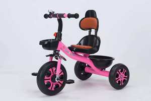 Commercio all'ingrosso di alta qualità per bambini triciclo <span class=keywords><strong>3</strong></span> ruote auto stile giro sul giocattolo con il potere di spinta popolare bambino Trike per i bambini - Product Image 4