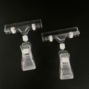 Supermarket Plastic Rotatable Sign <b>Clip</b> Merchandise Price Tag Holder Display Label <b>Clip</b> - Product Image 1