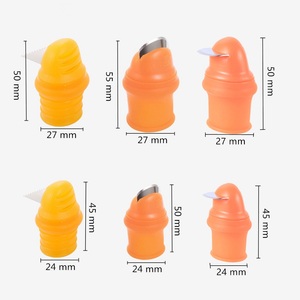 Siliconen Duimmes Vingerbeschermer Tandwielen Tuinieren Plukgereedschap Duimsnijder - Product Image 2