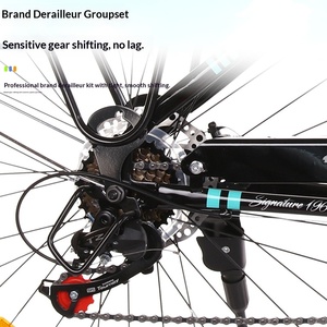 <span class=keywords><strong>Bicicleta</strong></span> para Hombre y <span class=keywords><strong>Mujer</strong></span>, Adultos, para Desplazamientos Diarios, 7 Velocidades, Frenos de Disco Dobles, Cuadro de Acero al Carbono, 24/26 Pulgadas, Estilo Vintage, Suministro Directo de Fábrica - Product Image 2