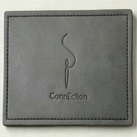 Étiquettes de vêtements en cuir de luxe personnalisées, écologiques, imprimées par transfert thermique, avec logo de marque en relief, pour jeans, chaussures, sacs
