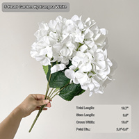 Bunga Hydrangea HGA Bulk, Centerpiece Bunga Sutra Buatan untuk Dekorasi Pernikahan, Vas Meja Ruang Tamu Rumah, dan Dekorasi Pesta Hotel