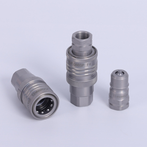 Nieuwe zware hydraulische snelkoppelingen |   Koolstofstaal |   3/8'' verzinkt en vernikkeld |   Verbinding Decompressie - Product Image 2