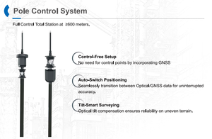 Роботизированный тахеометр Hi-target HTS-820 с улучшенной системой управления и быстрым захватом призмы для точной однопользовательской съемки - Product Image 4