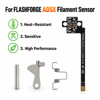 Kit Pemasangan Sensor Hall untuk Printer 3D Flashforge AD5X, Set Perangkat Keras Sensor Penginderaan Filamen, Aksesori Pengganti untuk Pencetakan 3D