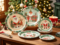 Assiettes en papier personnalisées imprimées, matériau de qualité alimentaire pour anniversaires, mariages, traiteurs