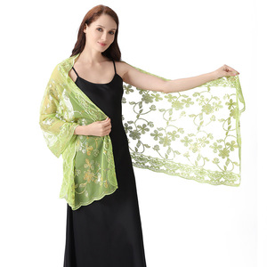Nuovi scialli <span class=keywords><strong>da</strong></span> sposa <span class=keywords><strong>da</strong></span> donna eleganti abiti <span class=keywords><strong>da</strong></span> <span class=keywords><strong>sera</strong></span> con motivo a fiori foulard copricapo <span class=keywords><strong>da</strong></span> spiaggia sciarpe caftano <span class=keywords><strong>da</strong></span> 190*60CM con paillettes - Product Image 6