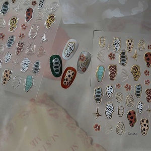 Pegatinas Metálicas para <span class=keywords><strong>Uñas</strong></span> con Patrón Animal Retro, Ultrafinas, Transparentes, Minimalistas, en Oferta, Personalizadas, Forma Irregular <span class=keywords><strong>de</strong></span> <span class=keywords><strong>Leopardo</strong></span> para Chicas - Product Image 3