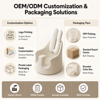 Siège d'apprentissage ergonomique en mousse PU pour bébé, chaise de sol avec soutien de la colonne vertébrale pour nourrissons et tout-petits de 5 à 36 mois, vente en gros, OEM