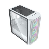 Cooler Master – boîtier d'ordinateur de bureau Atx Game 360, côté verre refroidi à l'eau