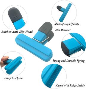 Accessoires de cuisine, clip de fermeture pour sacs alimentaires, clips de fermeture en plastique hermétiques qui gardent les sacs fermés - Product Image 5