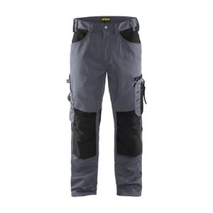 BLAKLADER - 155618609499D108 Pantalones sin bolsillos para uñas Gris/Negro-EAN 7330509594490 PANTALONES DE TRABAJO DE CARGA - Product Image 1
