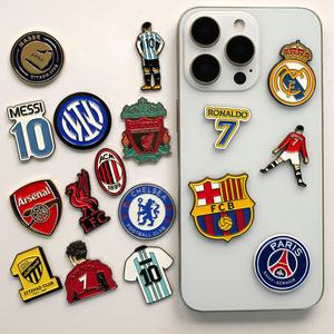 漫画クリック注文刻印スポーツメタル電話ステッカー越境ホットセール中東バッジピンメーカー在庫 - Product Image 1