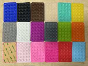 24 Piezas de Almohadillas Adhesivas de Silicona con Ventosa, Antideslizantes, Portátiles, Removibles, Soporte Cuadrado, Adhesivo de Silicona con Ventosa - Product Image 2