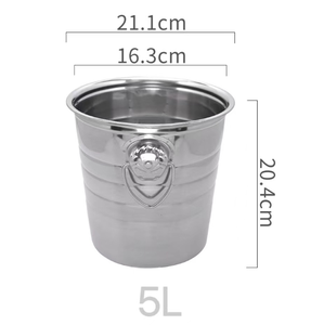 DFC01 Cubo de Hielo Color Dorado de 1L, 1.5L, 2L, 2.5L, 3L, 5L, Venta al por Mayor, Envío Rápido, Términos FOB, Hecho en China - Product Image 2
