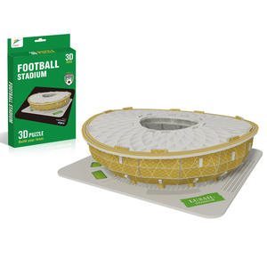 Rompecabezas 3D de Campo de Fútbol, Modelo de Construcción de Papel, Juguete de Rompecabezas para Niños - Product Image 4