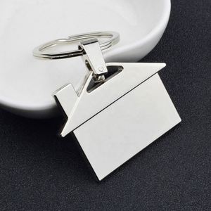 Porte-clés personnalisé en métal en forme de maison avec logo, pour agents immobiliers et banquiers hypothécaires - Product Image 6