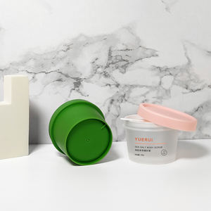 Jingyuerui — pot cosmétique givré de 100g, contenant pour crème glacée, en plastique PP <span class=keywords><strong>vide</strong></span>, pour gommage du corps, pour masques faciaux - Product Image 3