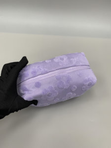 Small Floral Cosmetic <b>Bag</b>, Solid Color Makeup Storage <b>Bag</b>, Portable Toiletry <b>Bag</b> for Travel - Product Image 4
